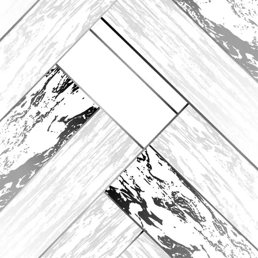 Black abstract shapes on a white background