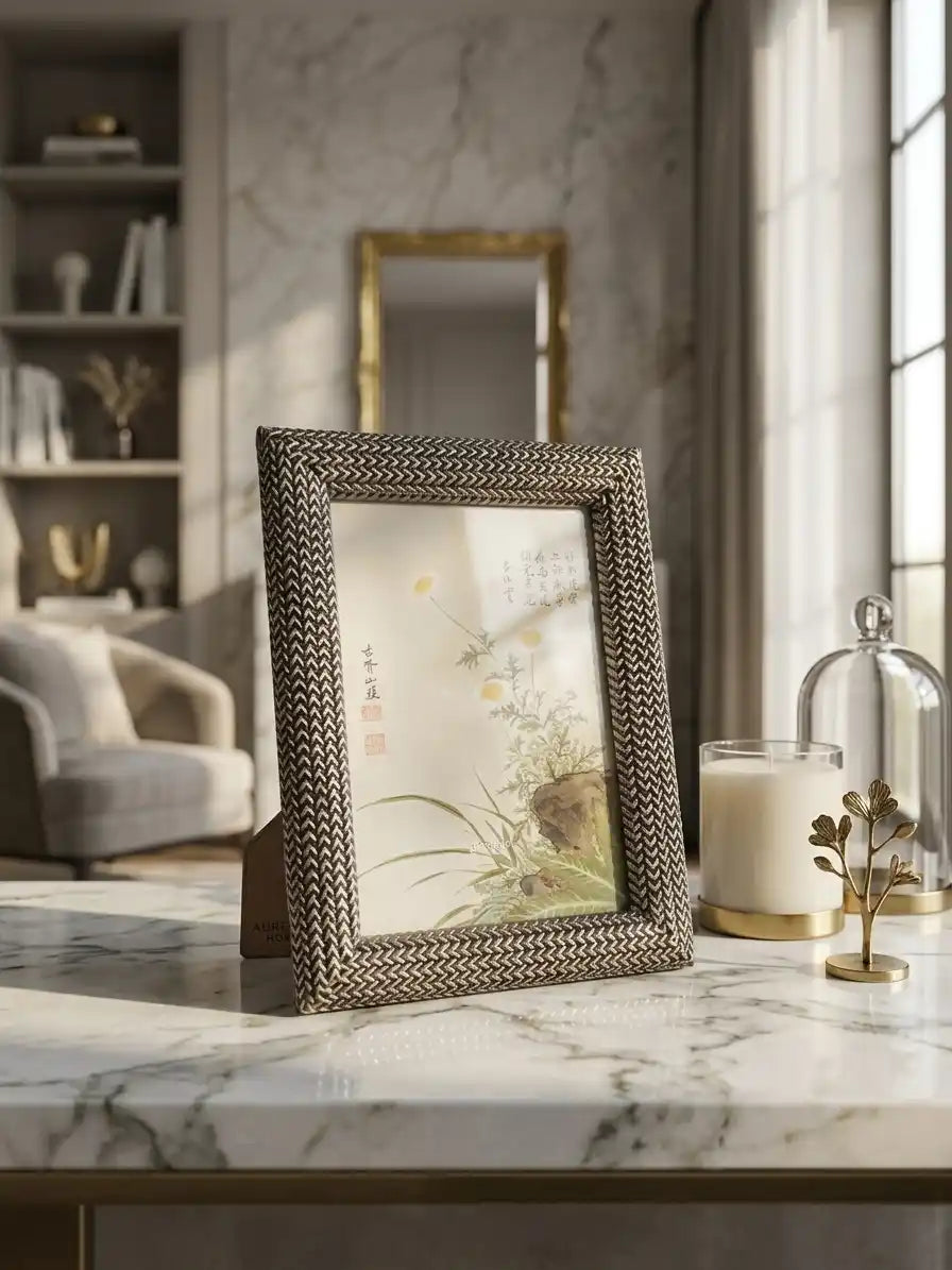 Metal Braided Designer Photo Frame