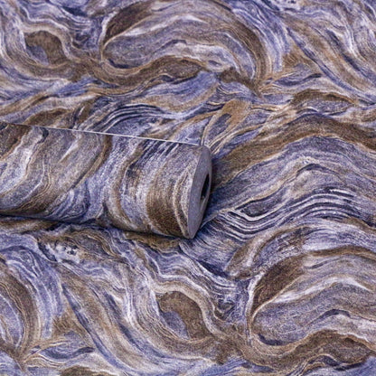 Teal Abstract Feather Design Wall