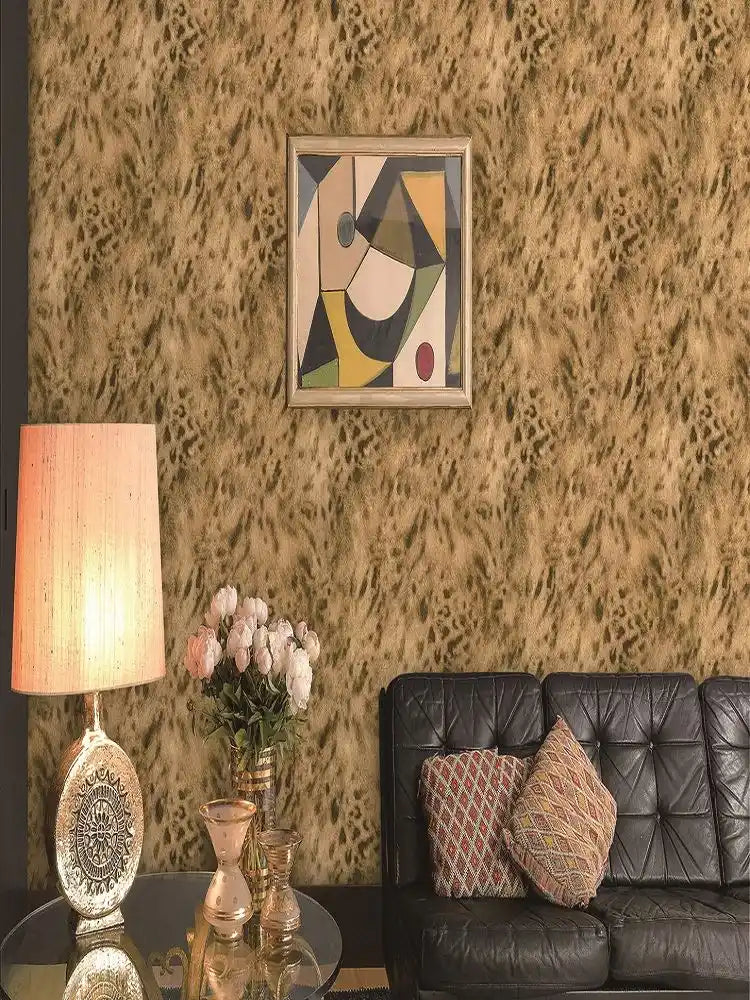 Olive Brown Animal Print Texture