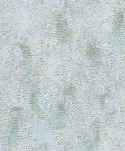 Modern Aqua & Light Blue Faux Finish Wallpaper