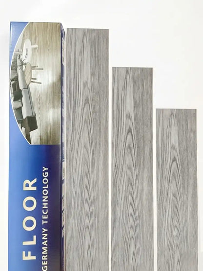 Self Adhesive PVC Vinyl Flooring Planks | Natural Oak Wood Design | (6x36 Inch, 36 Sheets Pack) | For Home Office Use
