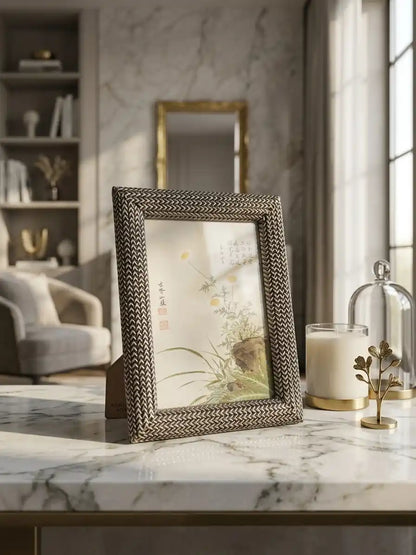 Metal Braided Designer Photo Frame