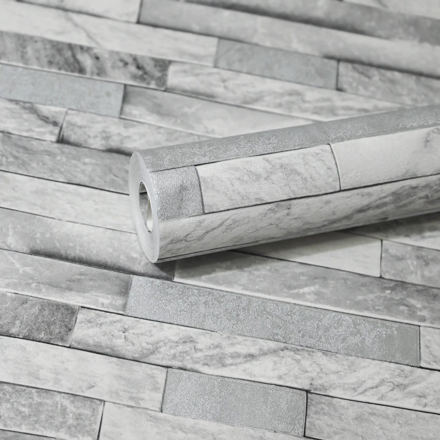 Classic Grey Stacked Stone Texture