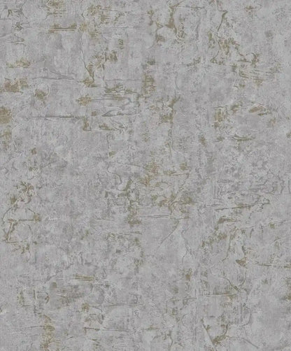 Textured gray and green patterned wallpaper