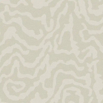 Textured beige wallpaper with wavy pattern