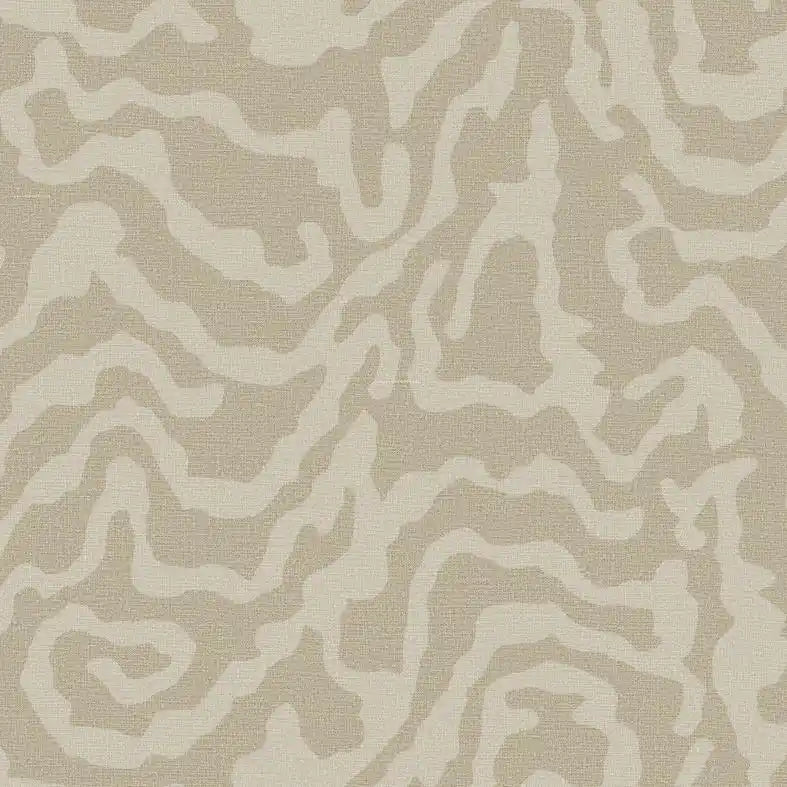 Beige fabric with a subtle pattern on a beige background